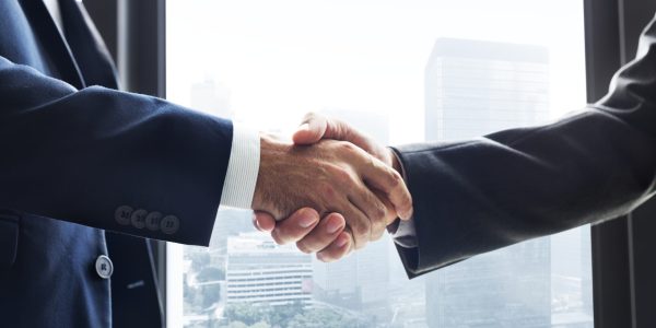 Business handshake